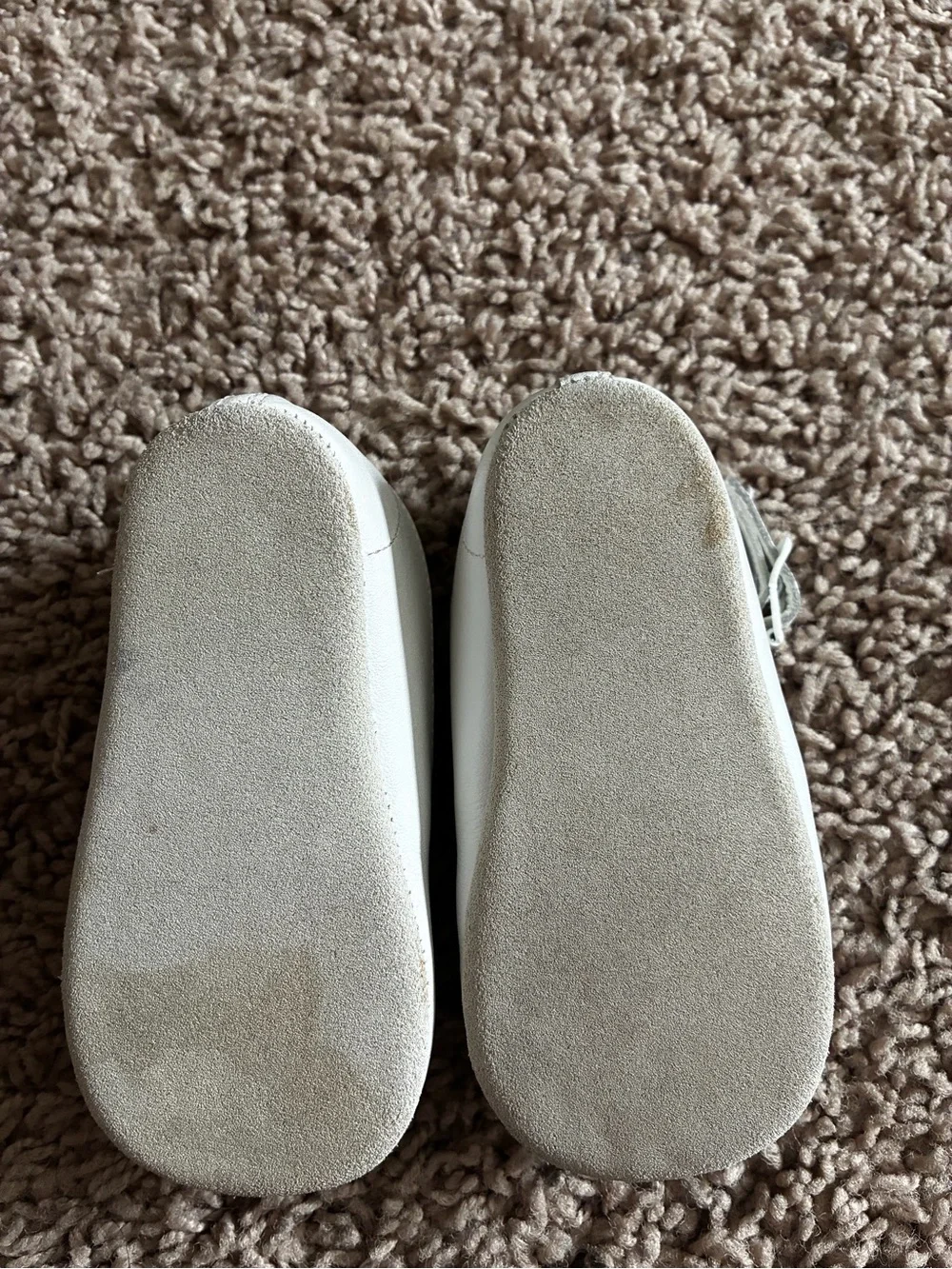 Vintage Lullaby White Baby Mary Jane Cross-Strap Shoes for Infants Size 2